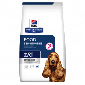 Hill's Prescription Diet z/d Ultra - хидролизирана диета за кучета с хранителни алергии  3  кг.